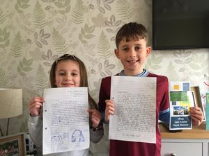 Jay Hough, 11, and Sophia Hough, eight, are among many local schoolchildren who have written to the council with their objections