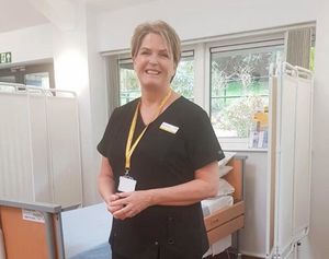 Compton Care's director of nursing and chief executive Rachel Overfield