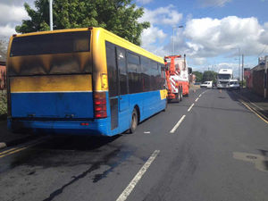 Firefighters from Wolverhampton and Bilston Fire Stations attended the blaze, picture: Wolverhampton Fire Station