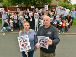 Supporting image for story: Angry campaigners mount latest Wednesbury sleeper factory protest