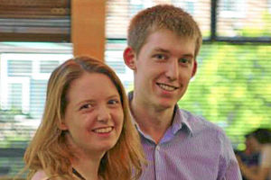 James Dobb and girlfriend Alice Newton