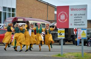 The Shropshire Bedlams Morris perform