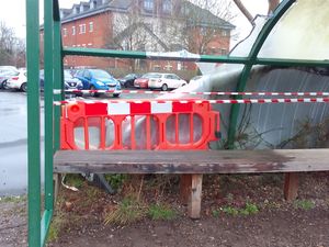 Supporting image for story: Vandals trash 'goodwill' bus shelter installed by farmer to keep college kids dry