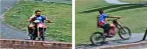 West Mercia Police has shared this image of a motorcyclist in Broseley.