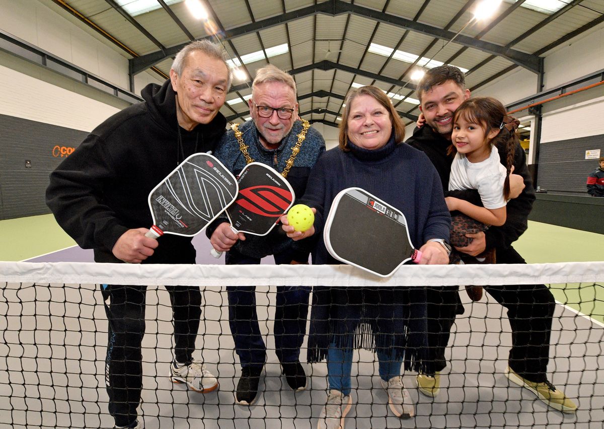 New Dudley pickleball court hosts some of the UK's best players during grand opening in Stourbridge