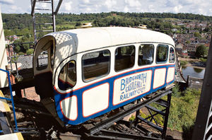 Bridgnorth Cliff Railway – now reinforced for obese passengers