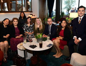 Celebrating the anniversary at the Birmingham office of leading law firm Clarke Willmott