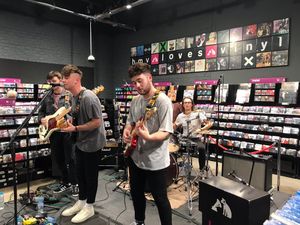 The Arosa, from Birmingham, perform at HMV Merry Hilll   Photo: Danielle Clarke Photography