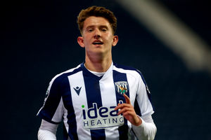 Two-goal Jack Bray looks on delighted after his double. (Photo by Adam Fradgley/West Bromwich Albion FC via Getty Images)