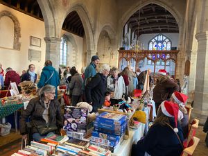 Supporting image for story: Presteigne craft fair success after it raised over £700 to maintain the church.
