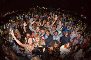 Supporting image for story: Crowds rock up for Shrewsbury Fields