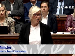 Supporting image for story: O’Neill ‘deeply sorry’ for damage to charity as she faces MLAs on McMonagle row