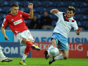 Supporting image for story: Jamie Paterson enjoys dream goal