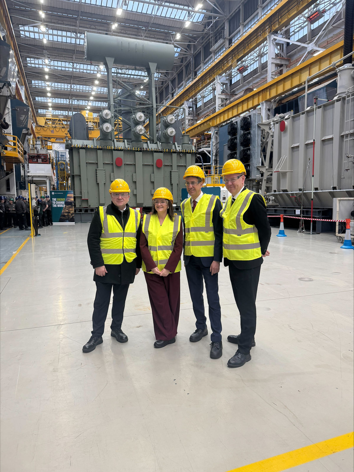 Ed Miliband sees how Stafford company is helping the green energy revolution