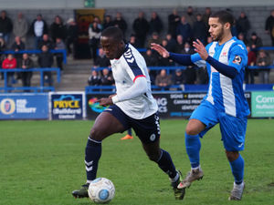 Supporting image for story: Telford's Daniel Udoh relishing Solihull Moors test 