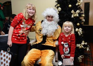 Young Wolves Christmas Party. Picture by Sam Bagnall