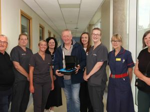 Supporting image for story: They've done it again! Former Goodyear workers contribute to fund new equipment at Wolverhampton hospital