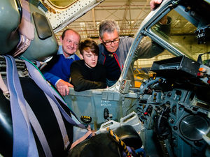 Supporting image for story: RAF Cosford: Cockpits open to public on Second World War planes - in photos