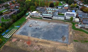  Queen Mary's Grammar School, Walsall, has started work on new sports facilities costing £1.7m.
