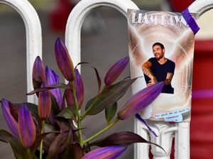 One year on from the death of popstar Liam Payne, tributes are left at West Park bandstand, Wolverhampton. Photo: Tim Thursfield