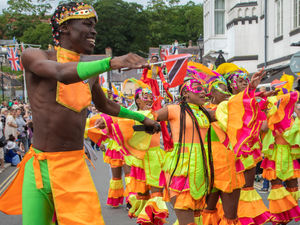 Supporting image for story: Competitors from 19 countries join Eisteddfod's Parade of Nations pageant
