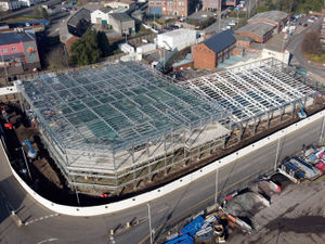 Supporting image for story: Photos show new Dudley Leisure Centre taking shape