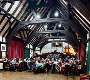Audience listening to the Address of the Haggis