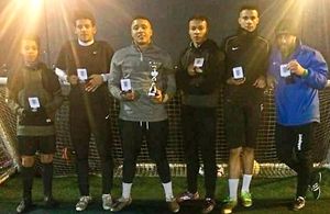 L-R Cameron Archer, Jayden McCalla, Aaron Archer, Lewis Archer, Jordan Archer, Scott Hamilton.