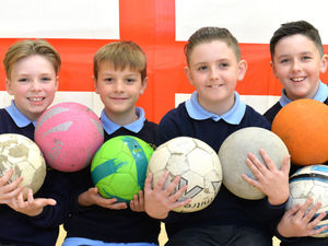 Supporting image for story: Band of school friends with World Cup fever to run laps for sports equipment