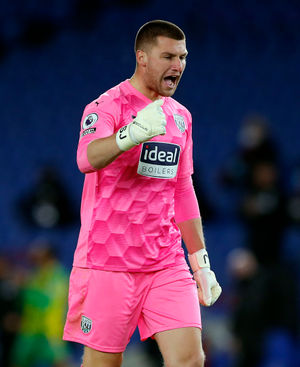 West Bromwich Albion goalkeeper Sam Johnstone