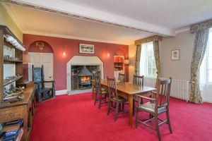 One of the dining rooms at The Argoed