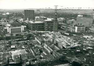 Supporting image for story: 'Drivers won’t trade comfort for cycling' - your letters, plus a snapshot of Wolverhampton Civic Centre under construction, 1976