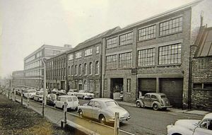 This image of the old Yale works in Willenhall in 1962 forms part of the exhibition
