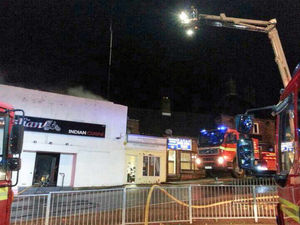 Supporting image for story: Cannabis factory found as fire guts Indian restaurant in Dudley
