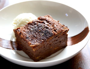 Bread and butter pudding