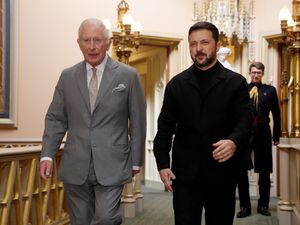 Supporting image for story: King welcomes Volodymyr Zelensky to lunch at Windsor Castle