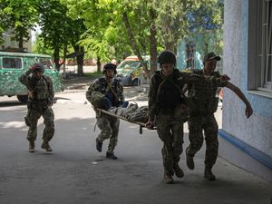 Supporting image for story: No end in sight for Ukraine war as Vladimir Putin hails Victory Day