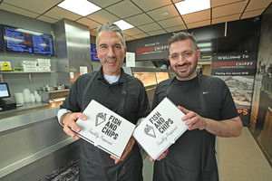 Loucas Kourouyianni and Peter Kakkoufa have pooled their resources to make the shop what the locals want