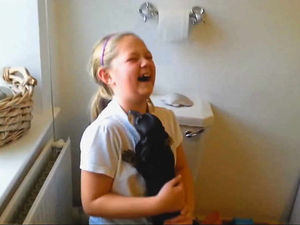 Supporting image for story: Welshpool girl's reaction to puppy makes her an internet hit - watch the video