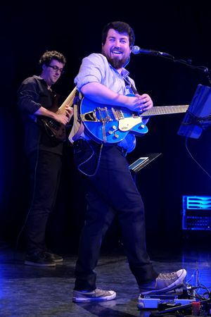 The Alex Voysey Blues Band performing at The Edge Arts Centre on Saturday. Photo: Tom Foxall