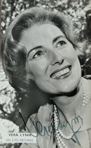 Showbiz agent and poet Reg Summerfield's picture of Vera Lynn