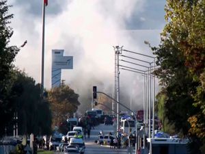 Supporting image for story: Five dead after attack on key Turkish defence firm TUSAS