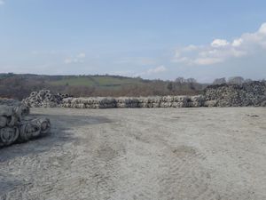 Tyres found by NRW officers. Picture: NRW