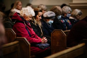 The service at St Mary Magdalene Church in Bridgnorth