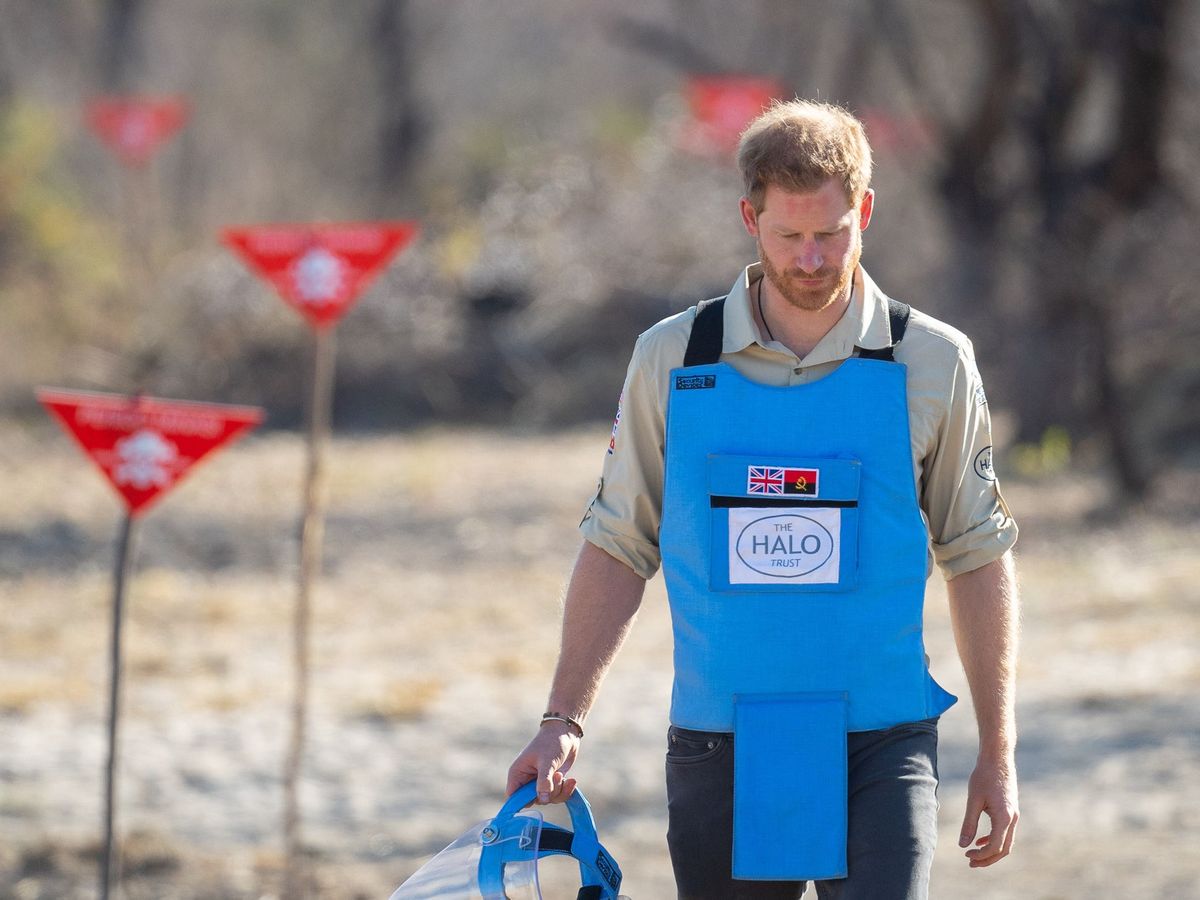 Duke of Sussex visits Angola in support of landmine clearance charity