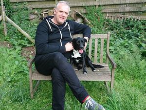 Supporting image for story: Comedian Greg Davies stops off at animal centre near Wem