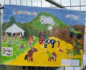 Pupils at Brown Clee CE Primary School in Ditton Priors designed the poster for the Burtwarton Show