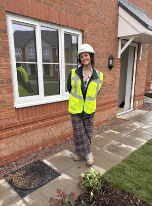 Housing Plus Group's Clerk of Works apprentice, Madison Evans