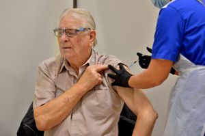 Keith Pitchford, 81, from Bloxwich, and healthcare assistant Kim Johnson