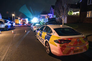 The scene of the fire in Halesowen. Photo: SnapperSK.